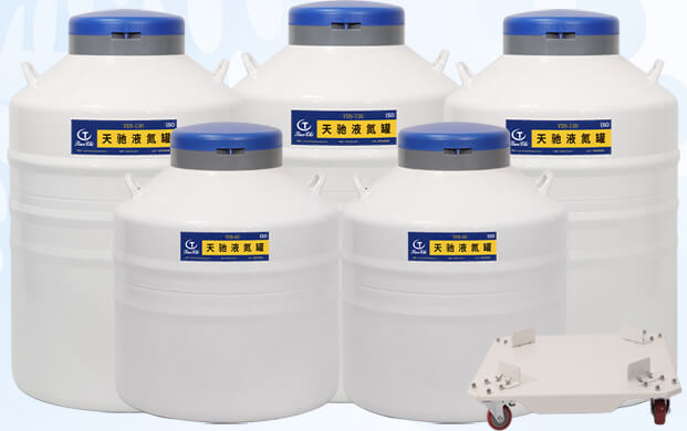 大口徑液氮生物容器都帶花盤么？